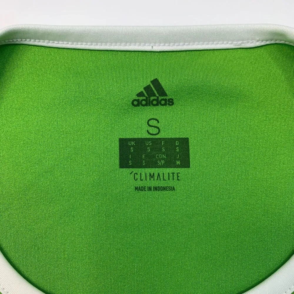 Adidas Real Salt Lake Arizona Soccer Jersey Mens S Small Grass Green Climalite